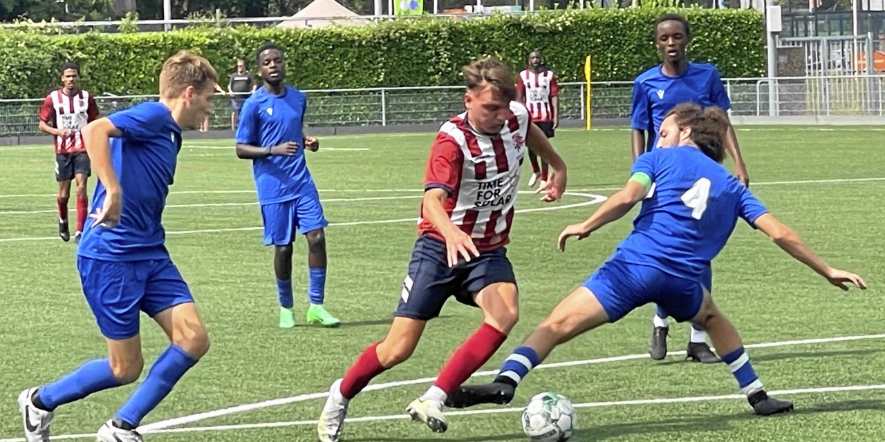 Eerste oefenpotje doelpuntrijk