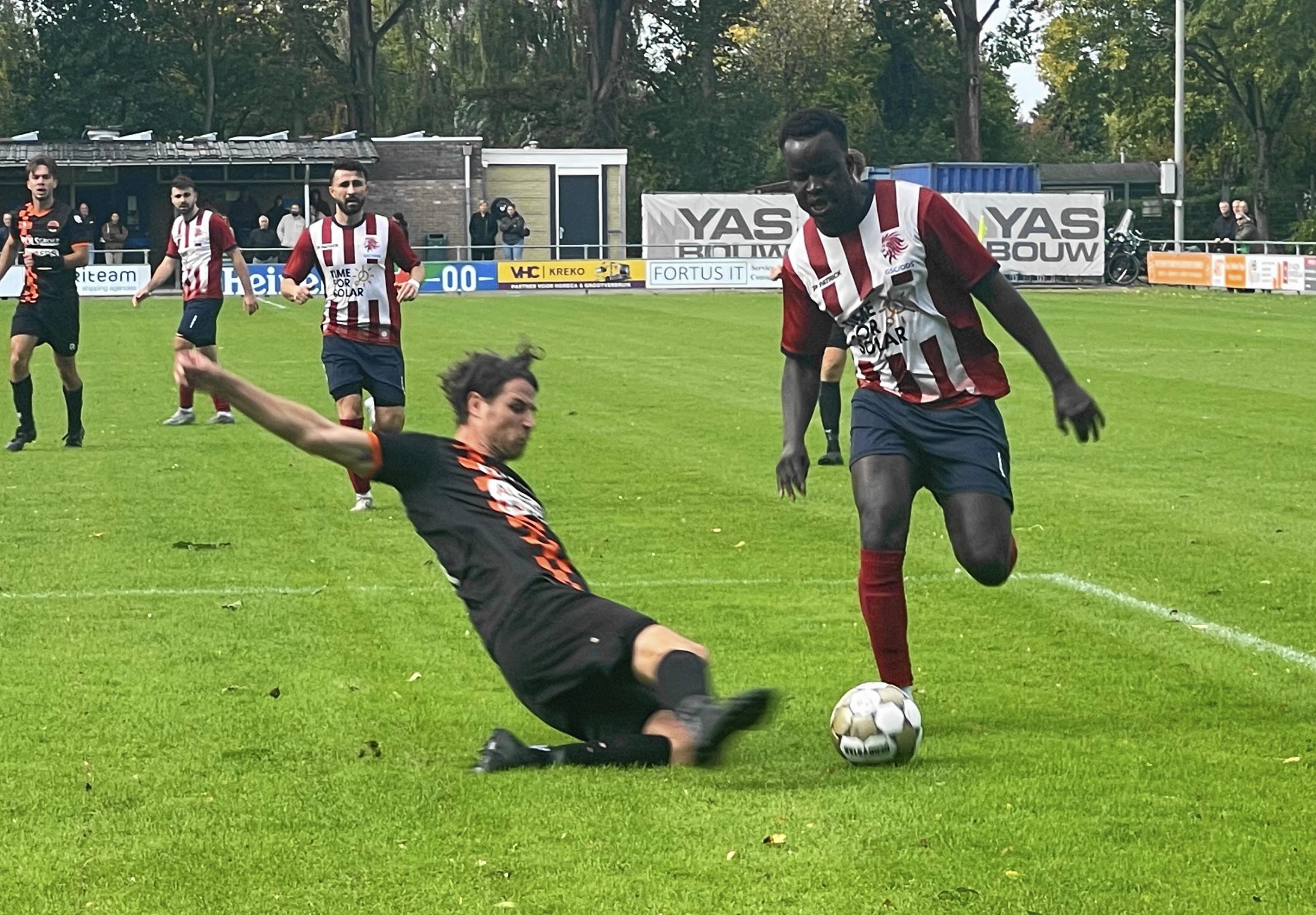 Eerste elftal hard onderuit