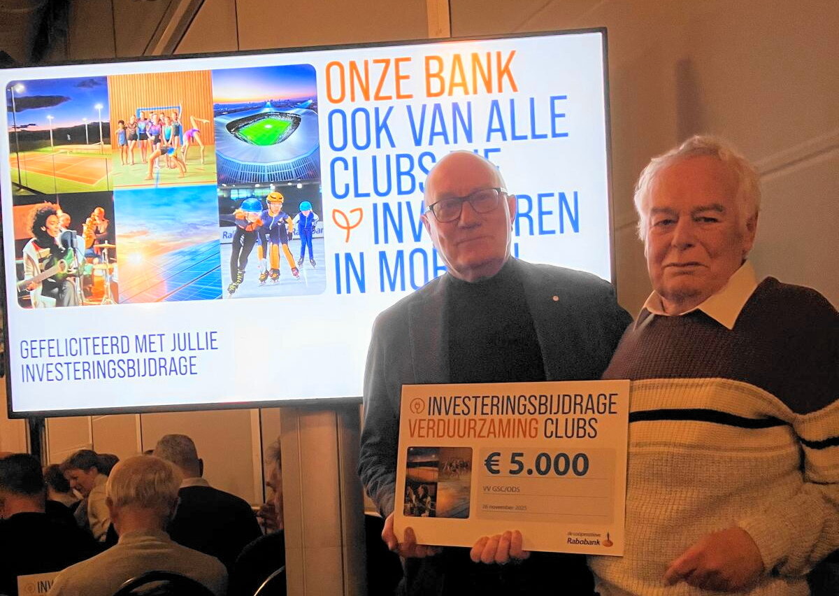Rabobank helpt ons opnieuw