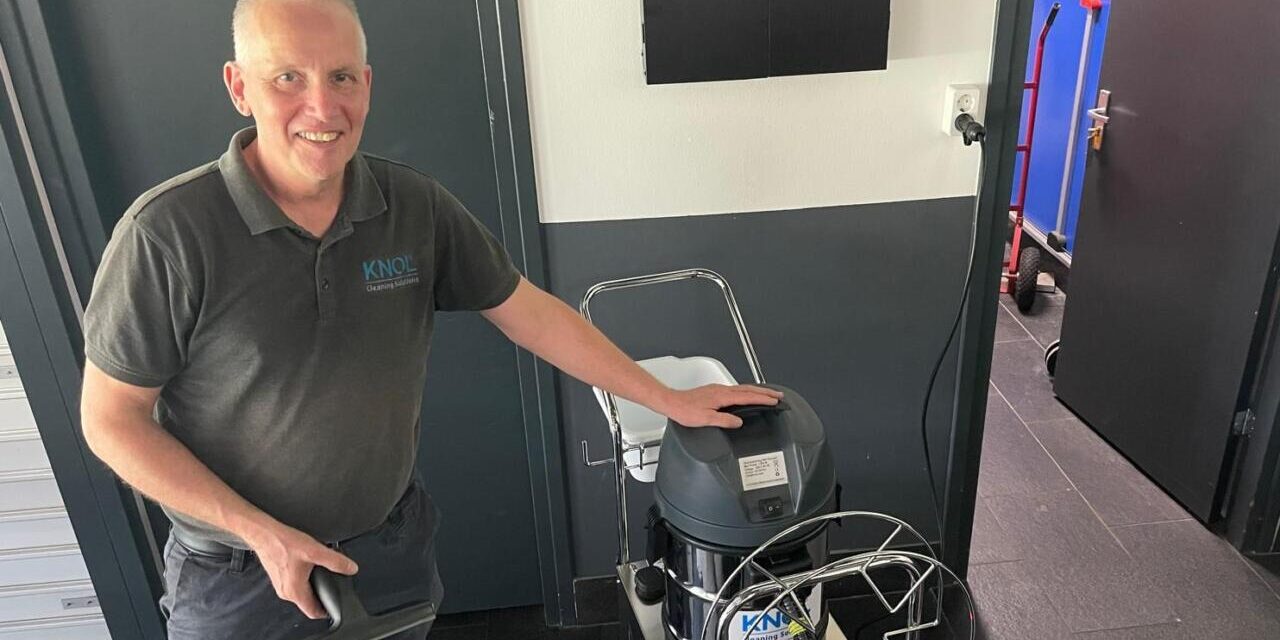 Knol Cleaning Solutions schenkt stoomreinigers