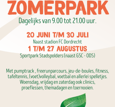 Parkeerplaats wordt sportpretpark
