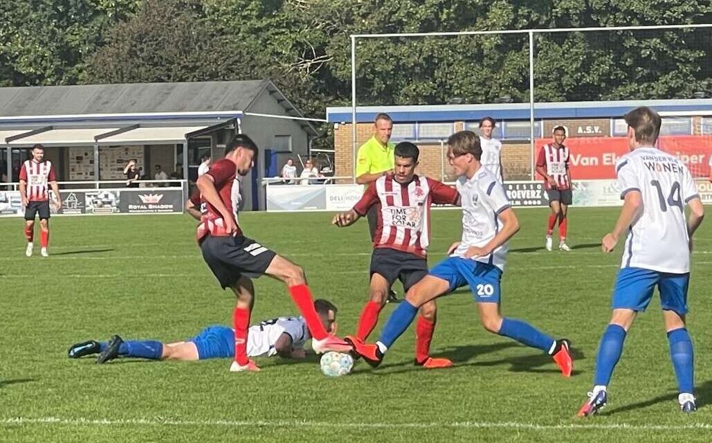 Eerste elftal onderuit