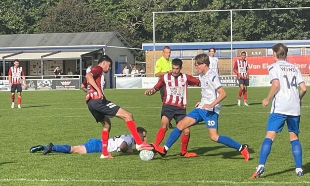Eerste elftal onderuit